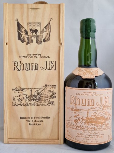 Rhum J.M 1993 - Rhum Vieux Agricole Millésime