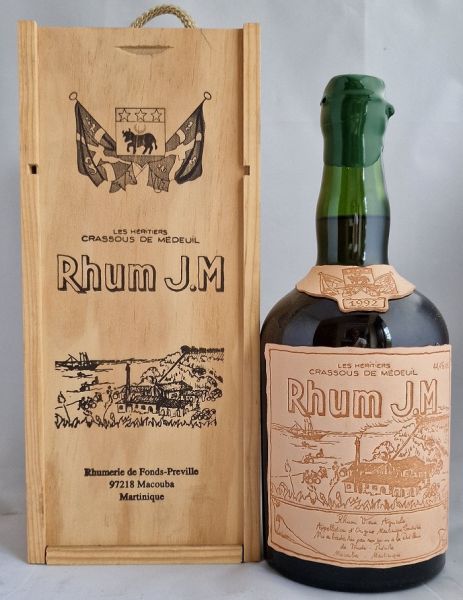 Rhum J.M 1992 - Rhum Vieux Agricole Millésime