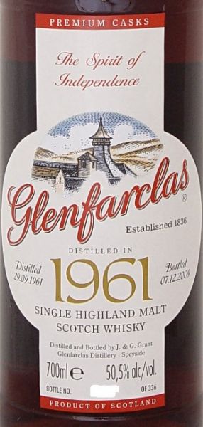 Glenfarclas 1961 Premium Casks 48 Jahre